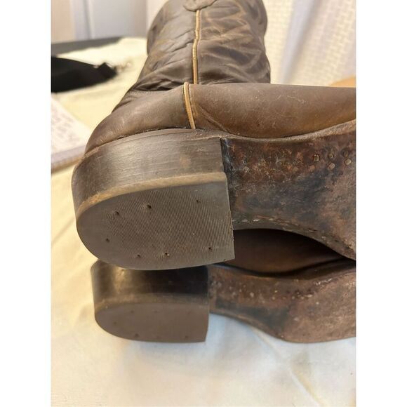 Sante Fe Cowboy Western Boots 10 EE wides Mexico - Picture 10 of 11